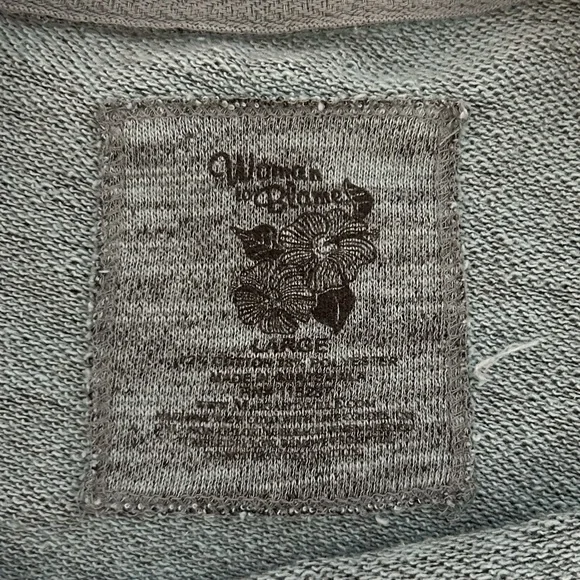 Margaritaville Sz L Teal Sweatshirt - Picture 3 of 3